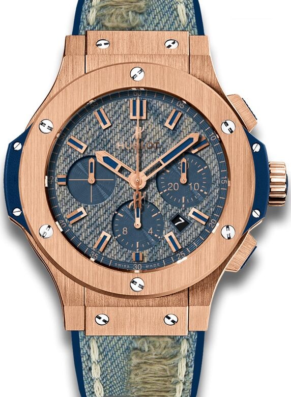 Fake Hublot Big Bang Jeans Gold Men's Watch
