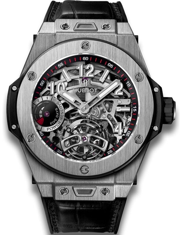 Fake Hublot Big Bang Tourbillon Power Reserve 5 Days Titanium 45mm Watch