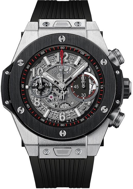Fake Hublot Big Bang Unico Titanium Ceramic Skeletal Dial Men's Watch