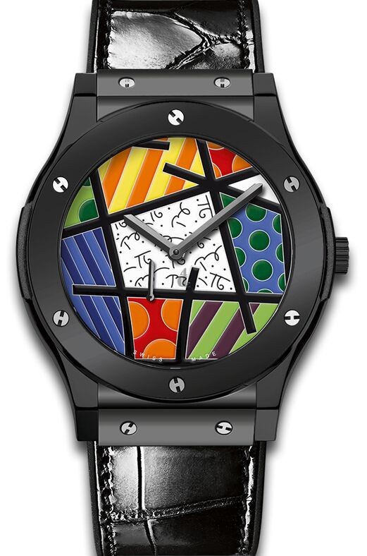 Fake Hublot Classic Fusion Enamel Britto 515.CS.0910.LR (Ceramic) Watch