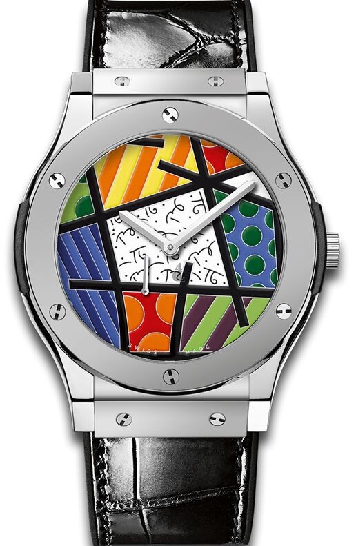 Fake Hublot Classic Fusion Enamel Britto 515.TS.0910.LR (Ceramic) Watch
