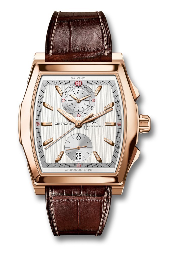 Cheap IWC Da Vinci Chronograph Rose Gold IW376420 fake.
