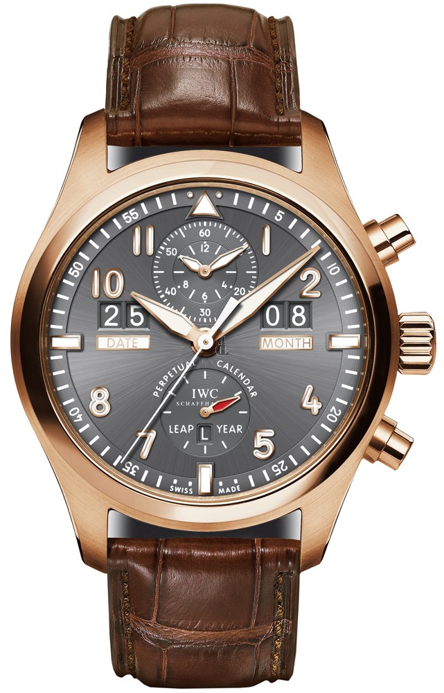 Cheap IWC Pilot's Spitfire Perpetual Calendar Digital Date Month Mens Watch IW379103 fake.