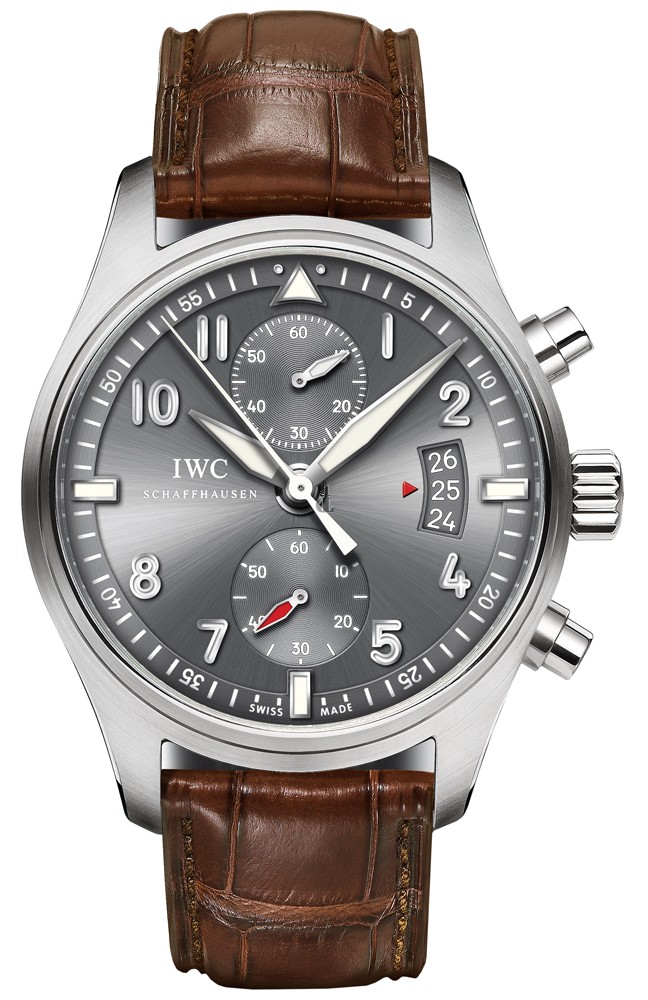 Cheap IWC Pilot's Spitfire Chronograph Mens Watch IW387802 fake.