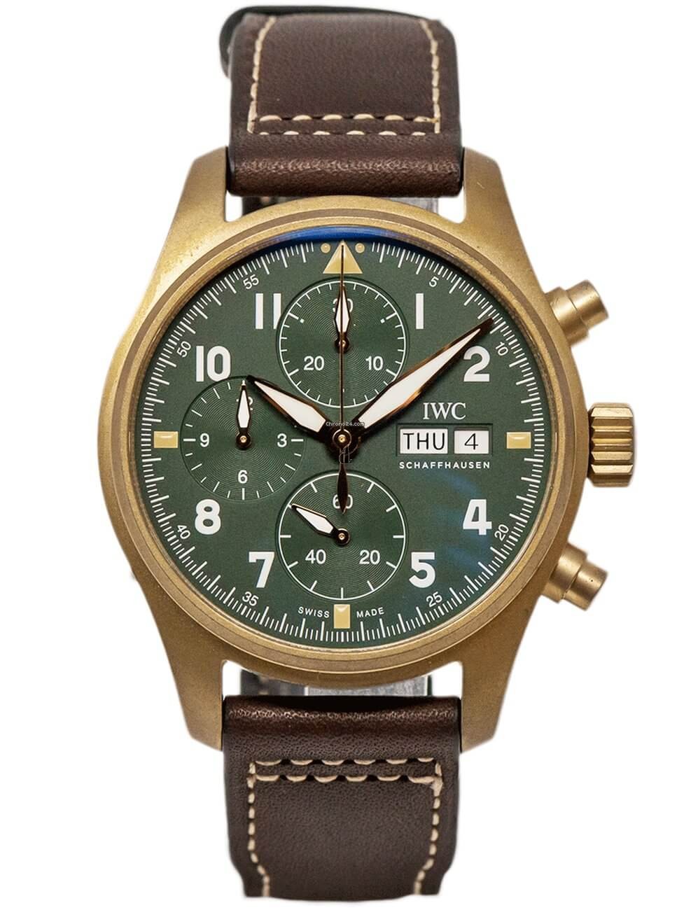 Replica IWC Pilot Spitfire Chronograph Bronze Automatic 41mm IW387902 replica