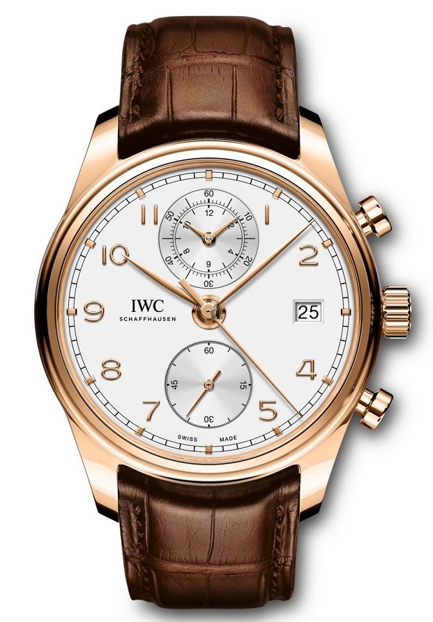 IWC Portugieser Silver Dial Automatic Mens Chronograph IW390301