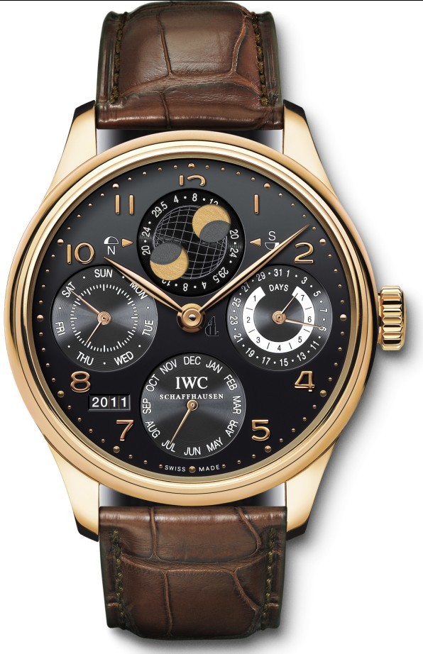 Cheap IWC Portuguese Perpetual Calendar Hemisphere Moonphase Mens Watch IW502122 fake.