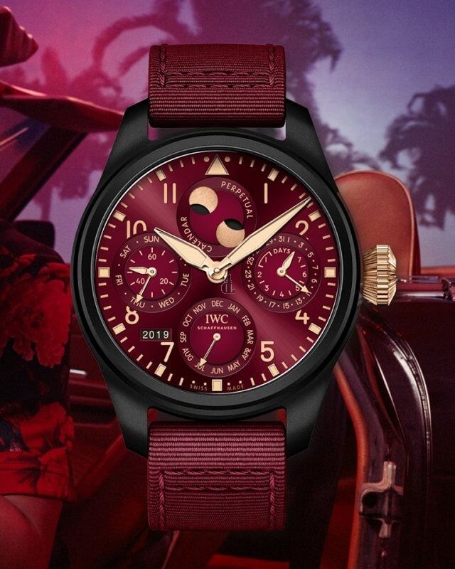 Replica IWC IW503002 Big Pilot's Watch Perpetual Calendar Top Gun Lewis Hamilton replica