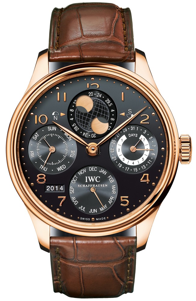 Cheap IWC Portuguese Perpetual Calendar Hemisphere Moonphase Mens Watch IW503202 fake.