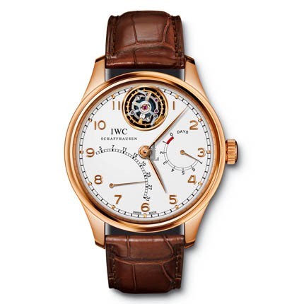 Cheap IWC Portuguese Tourbillon Mystere Rose Gold IW504402 fake.