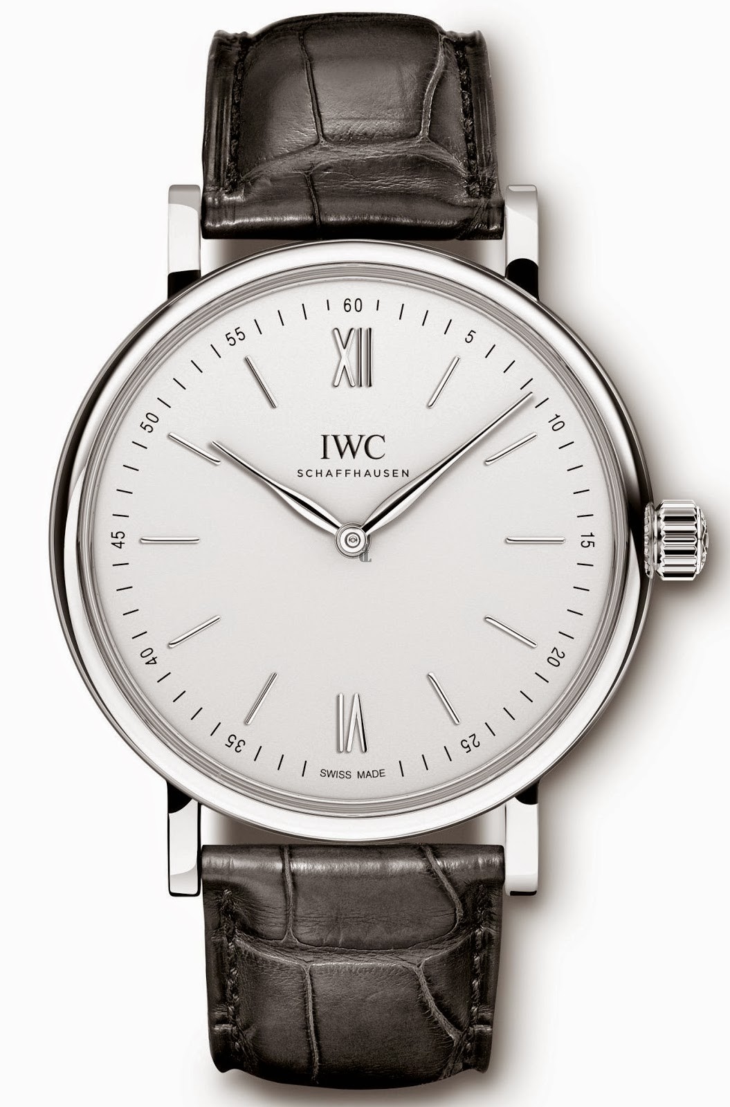 Fake IWC Portofino Hand-Wound Pure Classic(Stainless Steel)