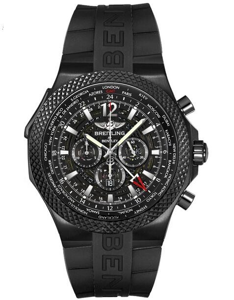 Breitling Bentley GMT Midnight Carbon Mens Watch M4736225/BC76/222S  replica.