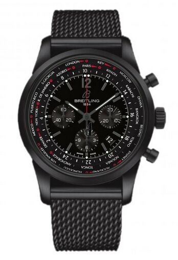 Breitling Transocean Unitime Pilot Limited Edition Stainless Steel MB0510U6/BC80/159M