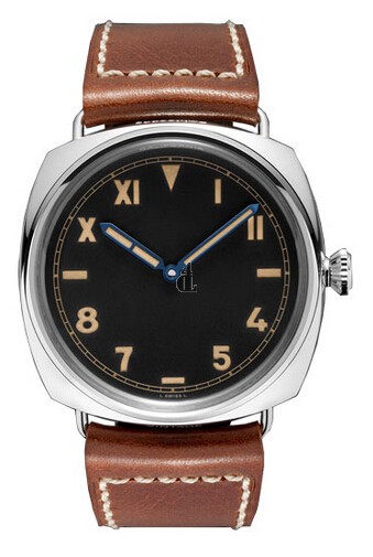 Fake Panerai Radiomir California 3 Days Black Dial Brown Leather Men's Watc PAM00448