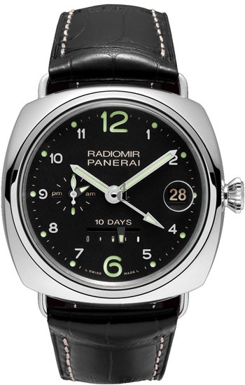 Fake Panerai Radiomir 10 Days GMT Oro Bianco PAM00496