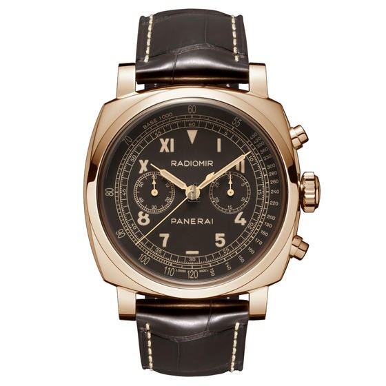 Fake Panerai Radiomir Chronograph Oro Rosso Mens Watch PAM00519