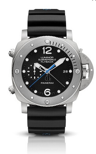 Fake Panerai Luminor Submersible 19503 Days Chrono Flyback Automatic Titani PAM00614