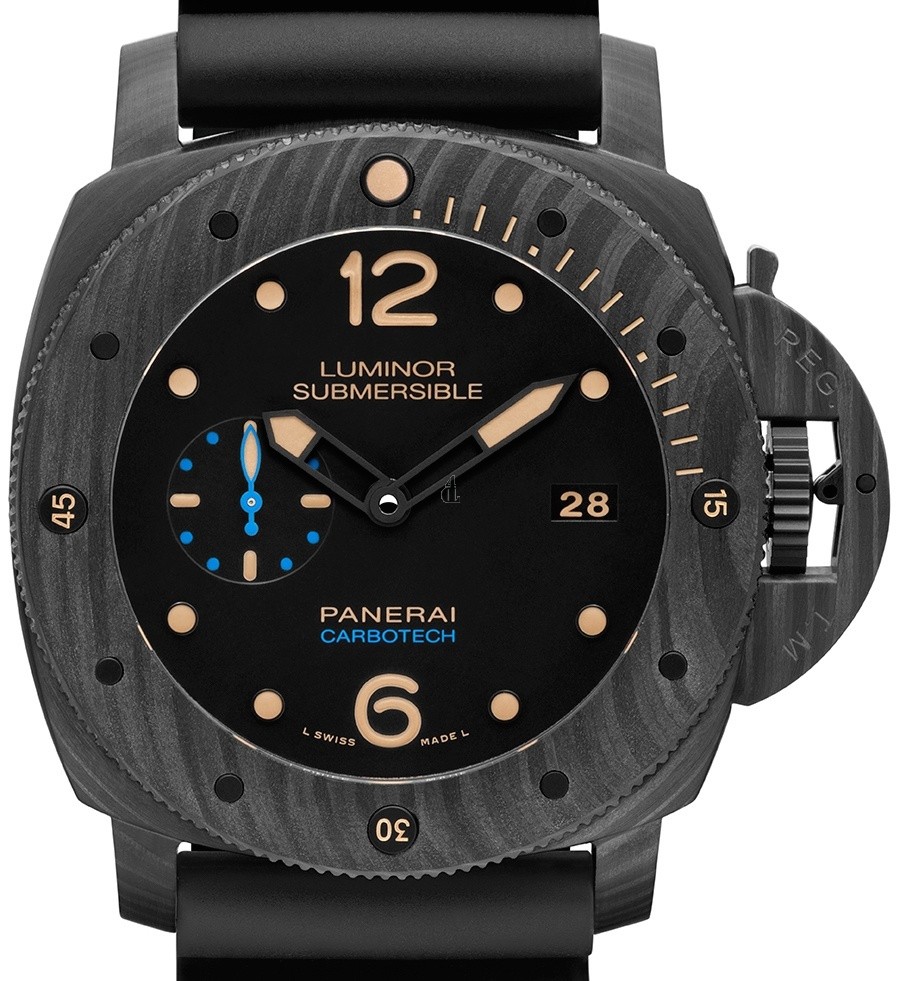 Fake Panerai Luminor submersible 1950 carbotech ? 3 days automatic PAM00616