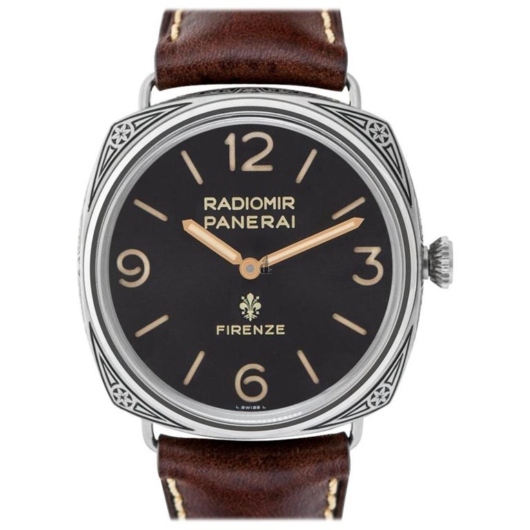 fake Panerai Radiomir Firenze PAM00672 stainless steel 47mm Manual watch