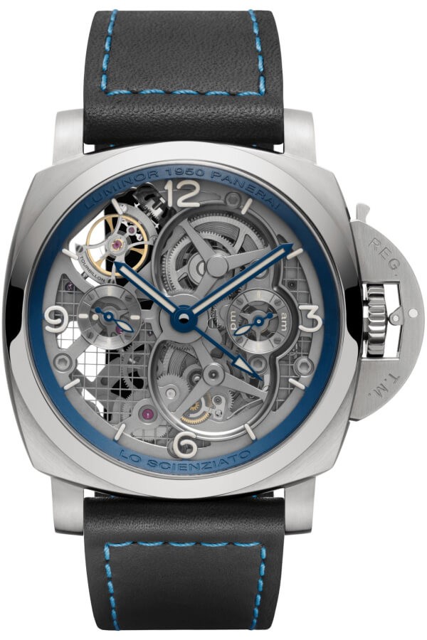 Panerai Lo Scienziato Luminor 1950 Tourbillon GMT Titanio 47mm PAM00767