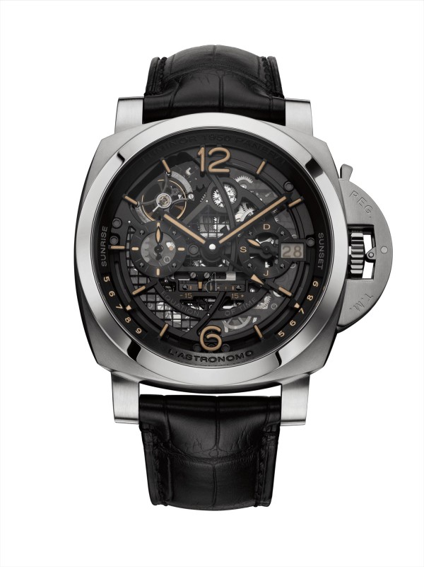 Panerai L'ASTRONOMO Luminor 1950 Tourbillon Moon Phases Equation of Time GMT 50mm PAM00920