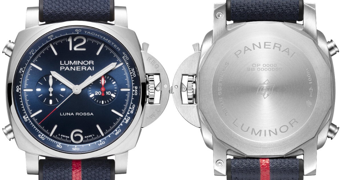 fake Panerai Luminor Chrono Luna Rossa PAM01303 replica