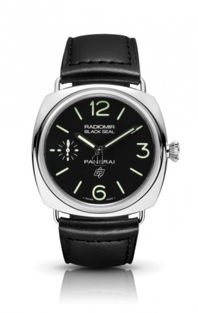 Fake Panerai Radiomir Black Seal Logo Acciaio  PAM 00380