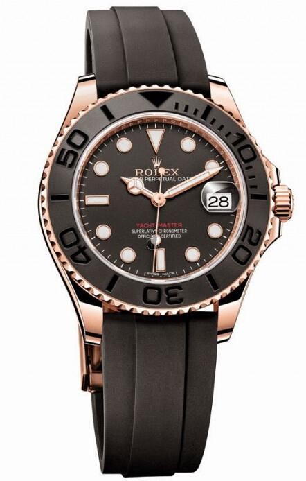 Fake Rolex Yacht-Master 37mm 268655 Oysterflex Bracelet