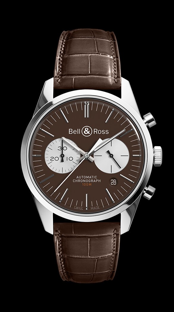 Bell & Ross BR 126 OFFICER BROWN Replica watch