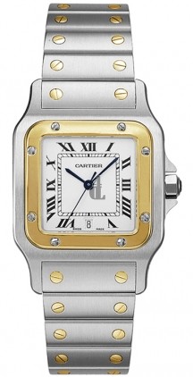 AAA quality Cartier Santos Quartz Mens Watch W20011C4 replica.
