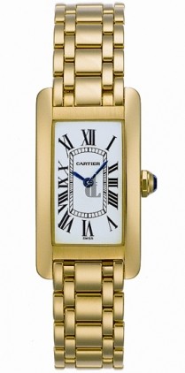 AAA quality Cartier Tank Americaine Ladies Watch W26015K2 replica.
