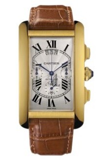 AAA quality Cartier Tank Americaine Mens Watch W2609256 replica.