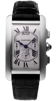 AAA quality Cartier Tank Americaine Mens Watch W2610651 replica.