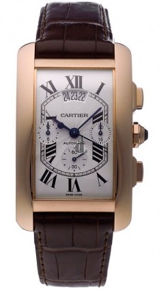 AAA quality Cartier Tank Americaine Mens Watch W2610751 replica.