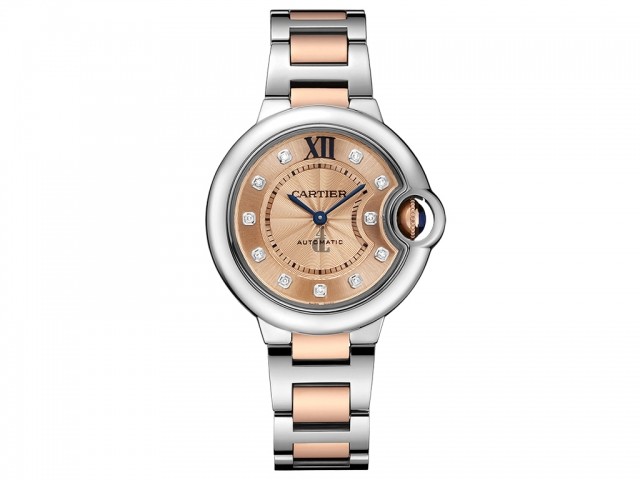 Cartier Ballon Bleu De Cartier 18Kt Pink Gold Dial Ladies Watch imitation