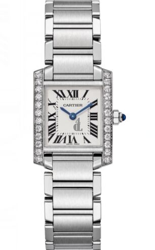 Cartier Tank Francaise Silver Dial Ladies W4TA0008