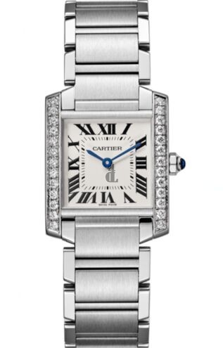 Cartier Tank Francaise Silver Dial Ladies W4TA0009