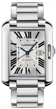 AAA quality Cartier Tank Anglaise Large Mens Watch W5310025 replica.