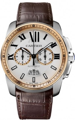 AAA quality Calibre De Cartier Chronograph Mens Watch W7100043 replica.