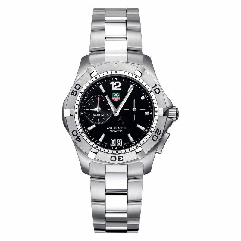Replica Tag Heuer Aquaracer Alarm Stainless Steel Watch WAF111Z.BA0801