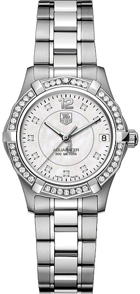 Replica Tag Heuer Aquaracer Diamond Dial and Bezel 32 mm WAF1313.BA0819