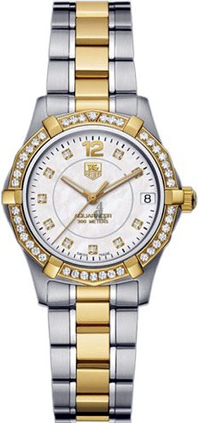 Replica Tag Heuer Aquaracer Diamond Dial and Bezel 32 mm WAF1350.BB0820