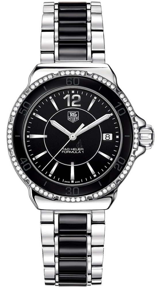 Replica Tag Heuer Formula 1 Steel and Ceramic Diamonds 37 mm  WAH1212.BA0859