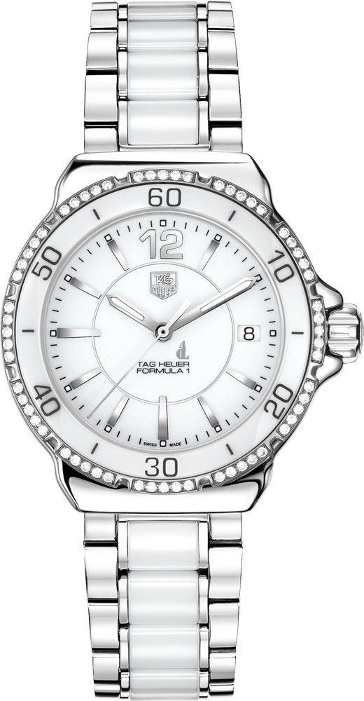Replica Tag Heuer Formula 1 Steel and Ceramic Diamonds 37 mm  WAH1213.BA0861