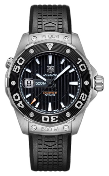 Replica Tag Heuer Aquaracer 500 M Calibre 5 Automatic Watch 43 mm WAJ2110.FT6015