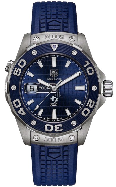 Replica Tag Heuer Aquaracer Leonardo DiCaprio Limited Edition 500M Mens Watch WAJ2116.FT6022