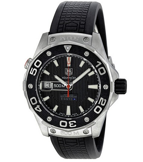 Replica Tag Heuer Aquaracer 500m Calibre 5 Automatic Chronograph WAJ2119.FT6015