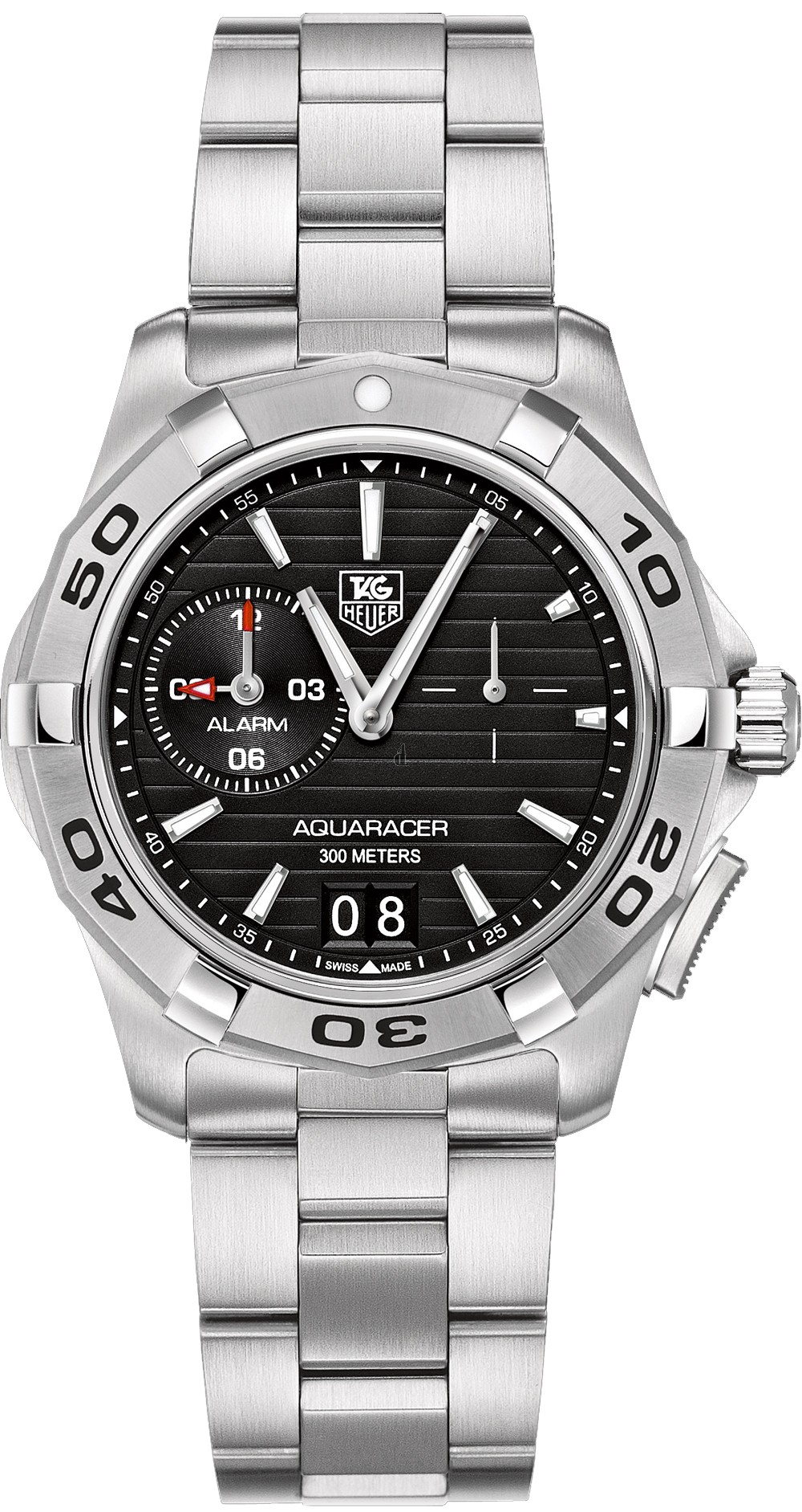 Replica Tag Heuer Aquaracer 300M Grande date Alarm 39 mm WAP111Z.BA0831