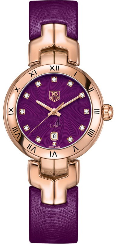 Replica TAG Heuer Link Ladies Diamond dialRoman Numeral29 mm WAT1440.FC8183