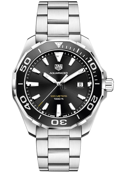 Tag Heuer Aquaracer 300M Quartz Black Dial WAY101A.BA0746